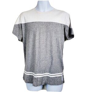 Forever 21 Mens Crew Neck Short Sleeve Tshirt White Gray Size M